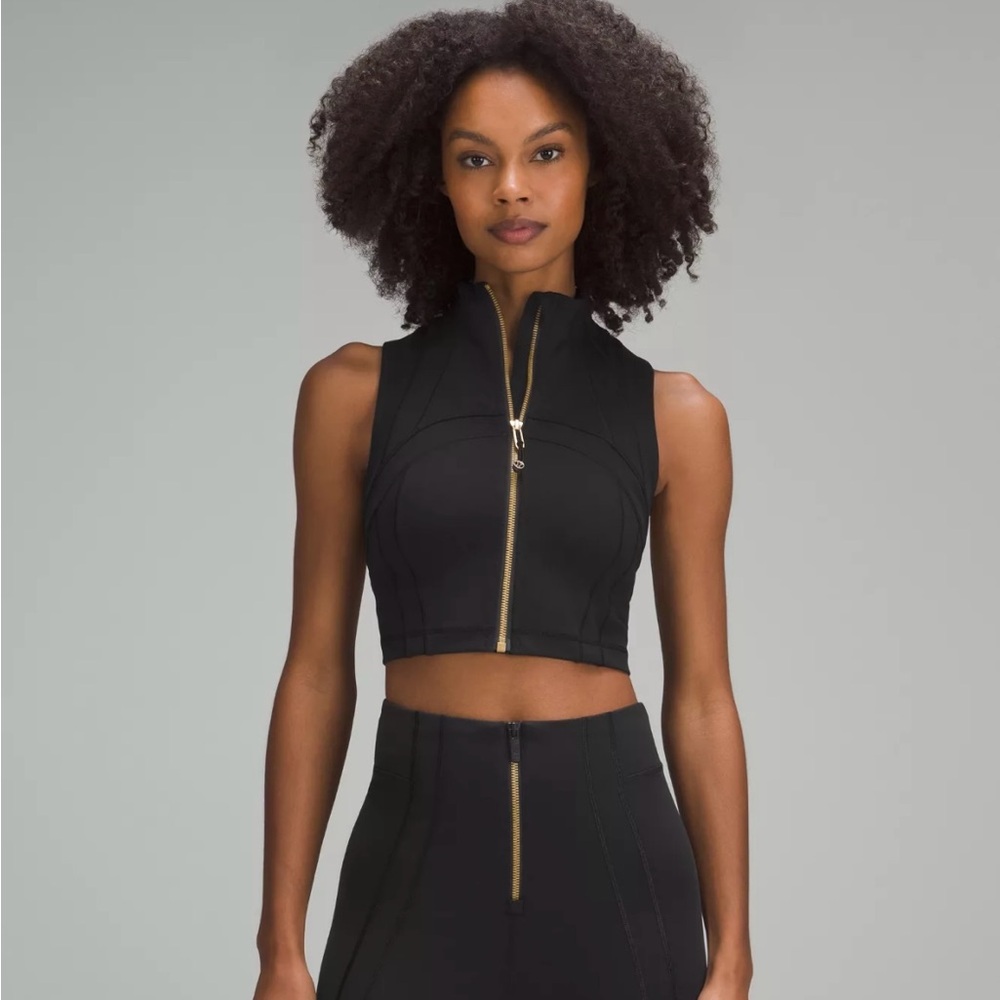 Lululemon Define Cropped Full-Zip Tank